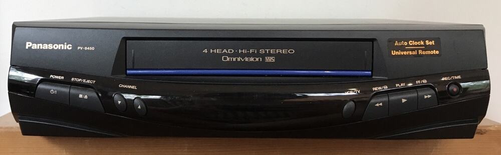 Vintage 1998 Panasonic PV-8450 JAPAN 4 Head Hi-Fi Stereo Omnivision Pro VHS VCR